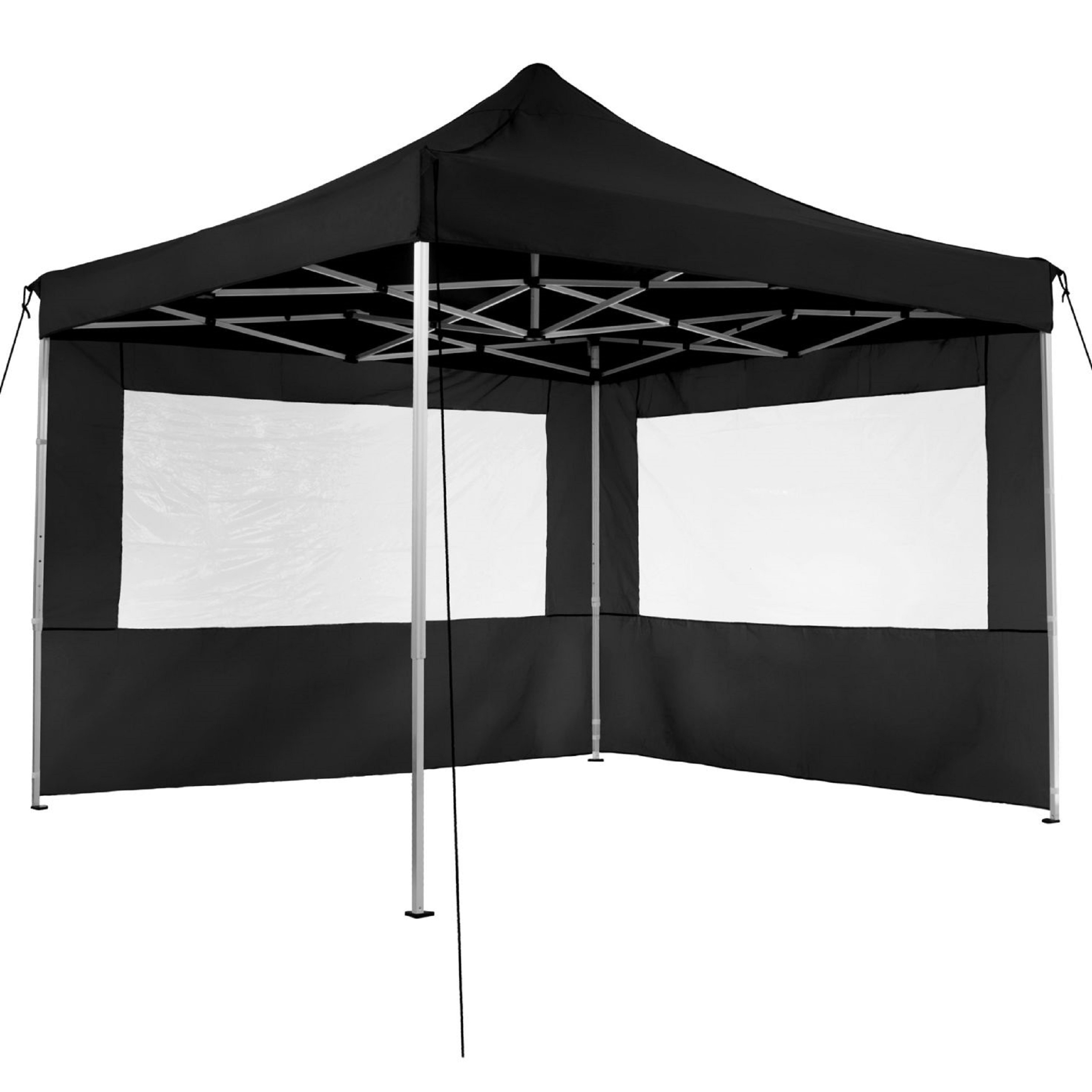 Pavillon, Pagode, Partyzelt, Faltzelt 3x 3m schwarz