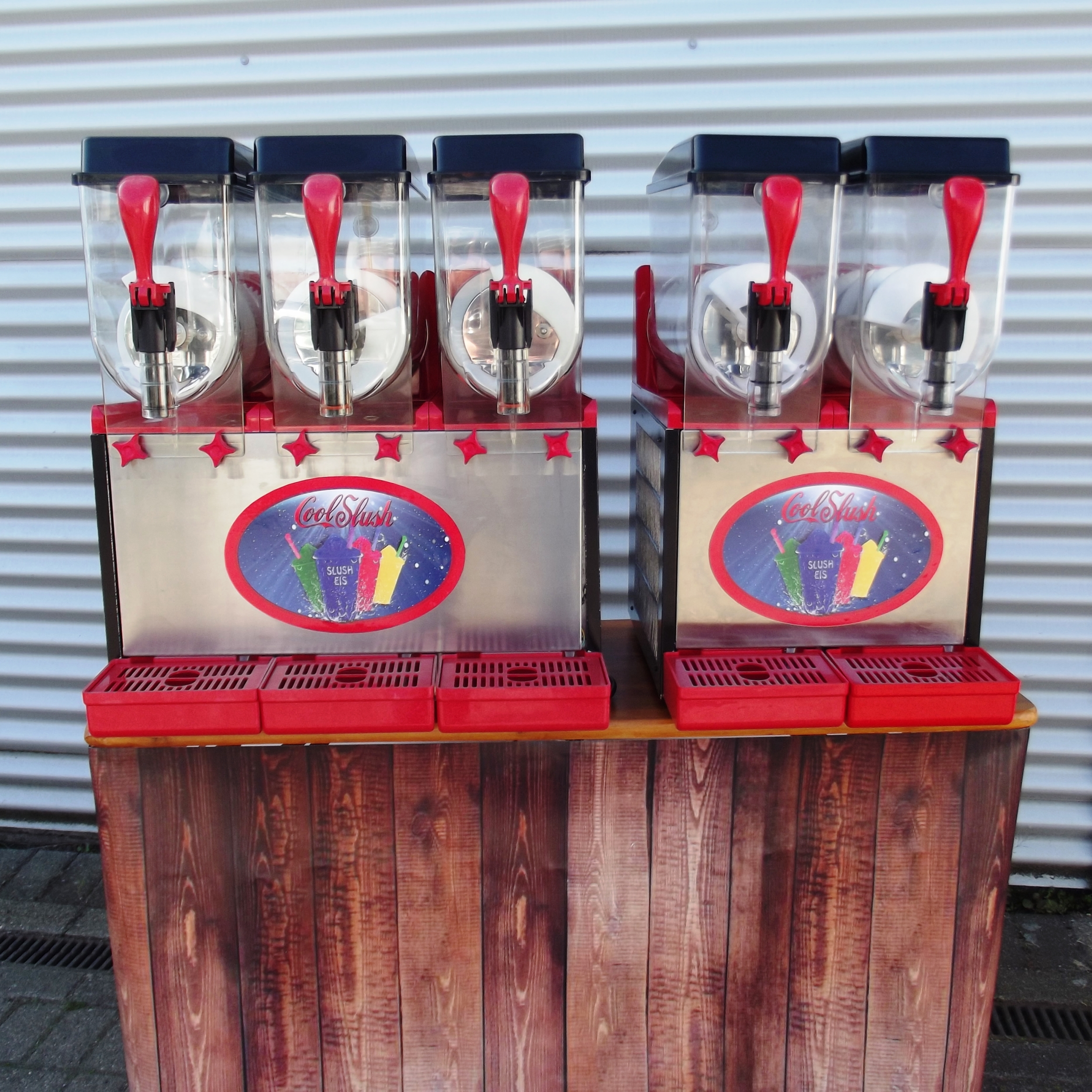 S5 5er Slush Eis Maschine Stand 5x 8 Liter